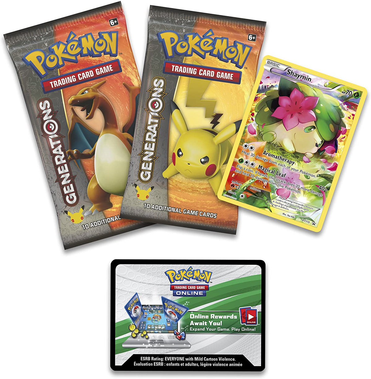 See description Pokemon - Generations - Mythical Pokemon Collection (Shaymin)