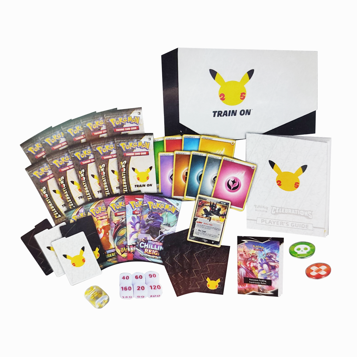 (Tear in Wrap) Celebrations: 25th Anniversary - Elite Trainer Box - Read Description