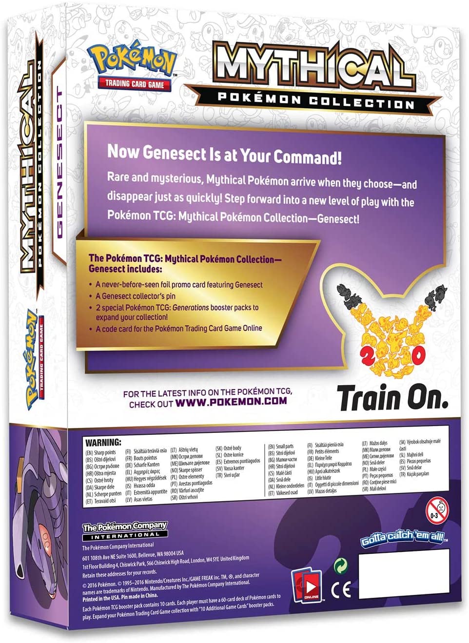 See description Pokemon - Generations - Mythical Pokemon Collection (Genesect)