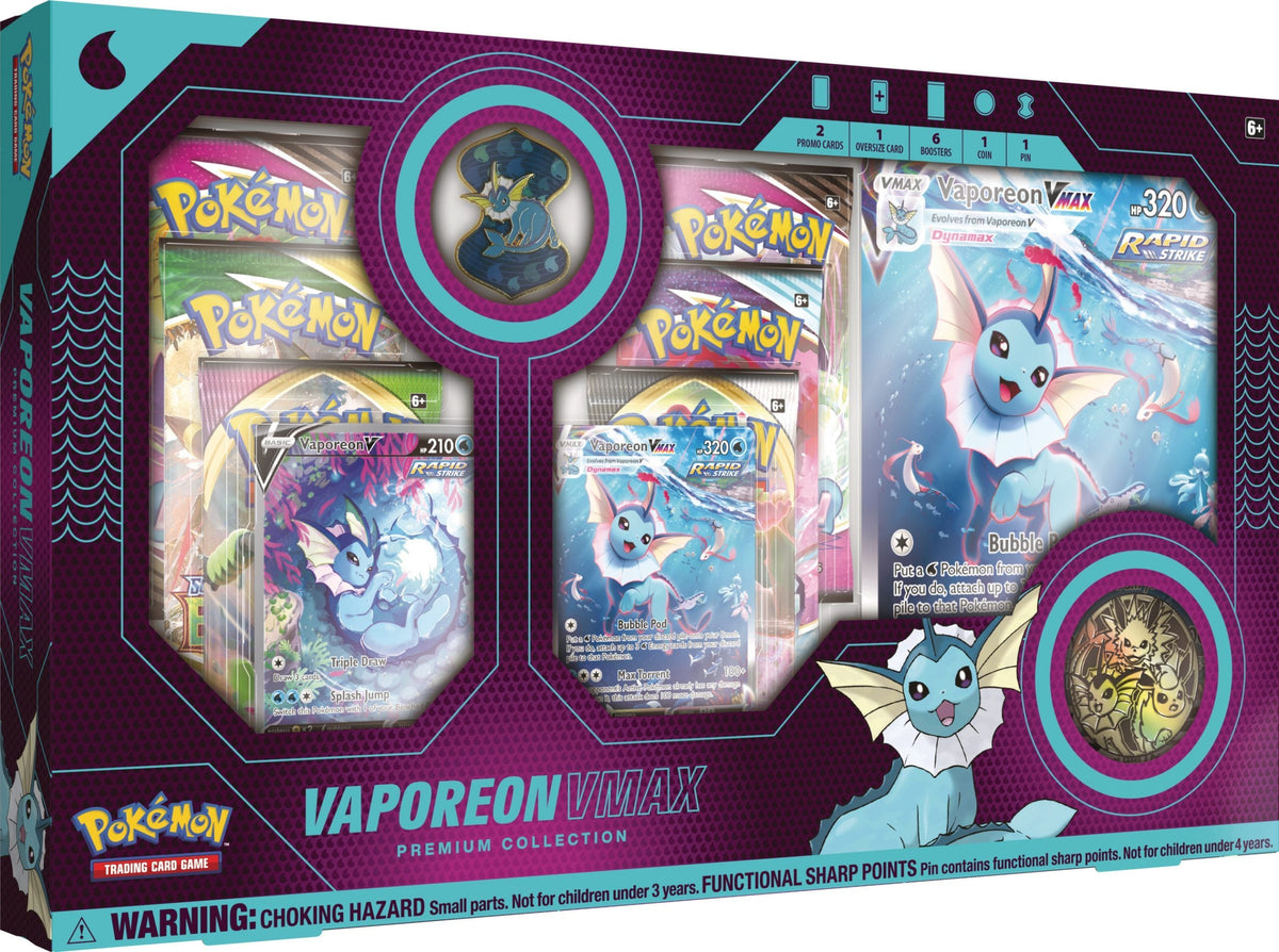 See description Pokemon - Premium Collection (Vaporeon VMAX)
