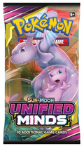 Pokemon TCG - Sun & Moon: Unified Minds - Booster Pack Random Pack Art