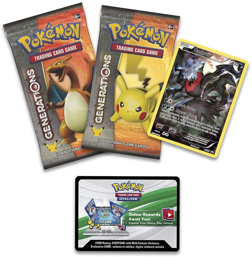 See description Pokemon - Generations - Mythical Pokemon Collection (Darkrai)