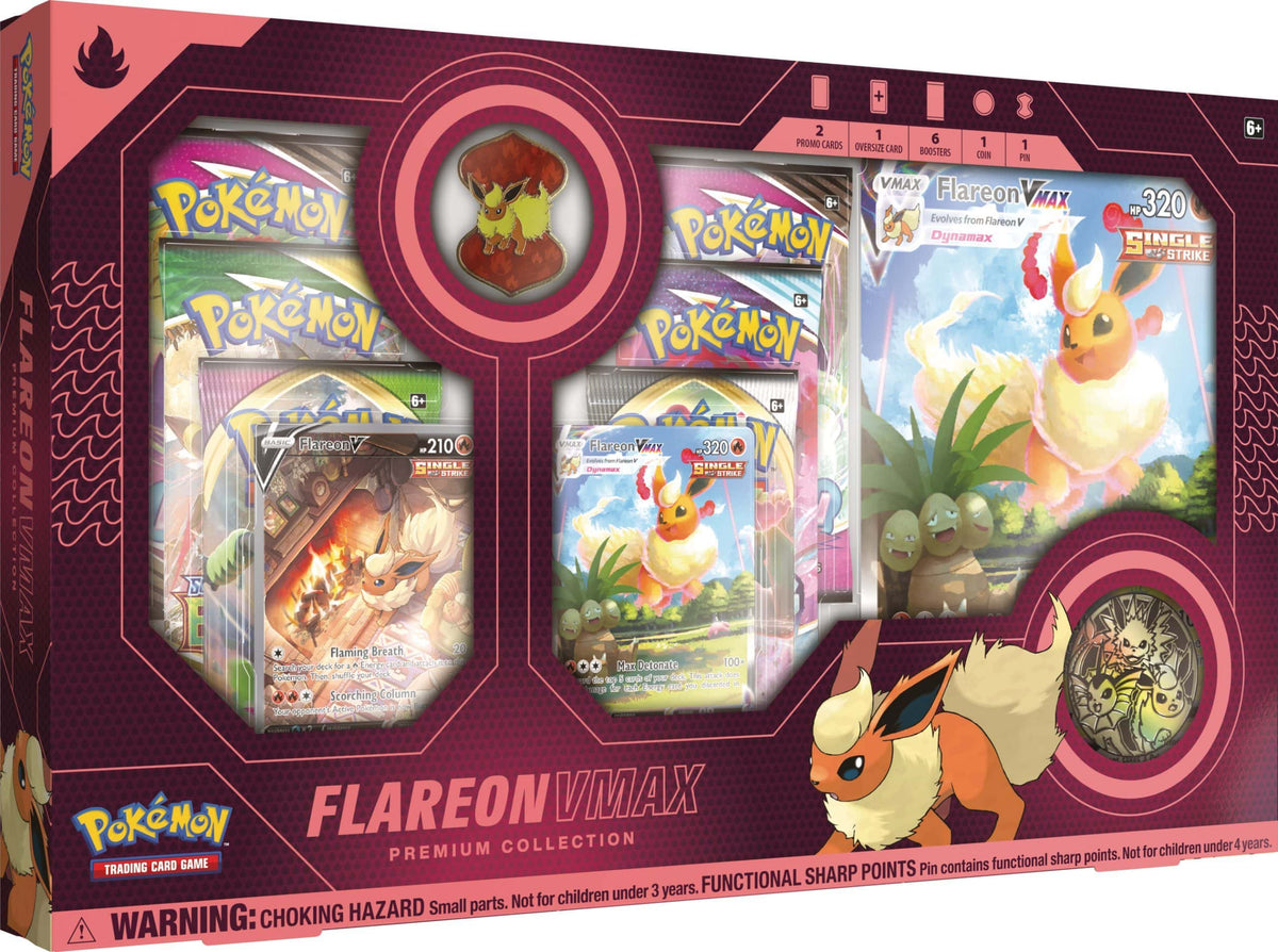 See description Pokemon - Premium Collection (Flareon VMAX)