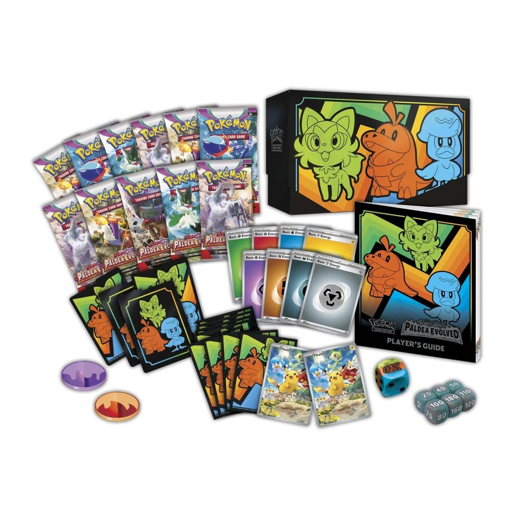 Minor flaws - See description Scarlet & Violet: Paldea Evolved - Elite Trainer Box (Pokemon Center Exclusive)