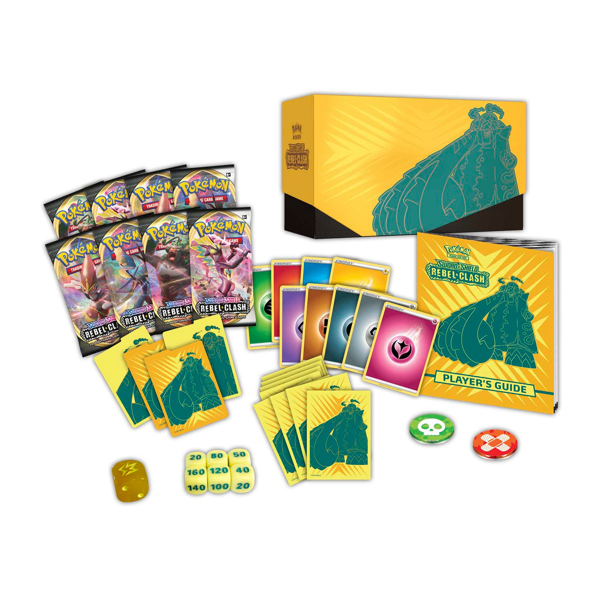 (Tear in Wrap) Sword & Shield: Rebel Clash - Elite Trainer Box - Read Description