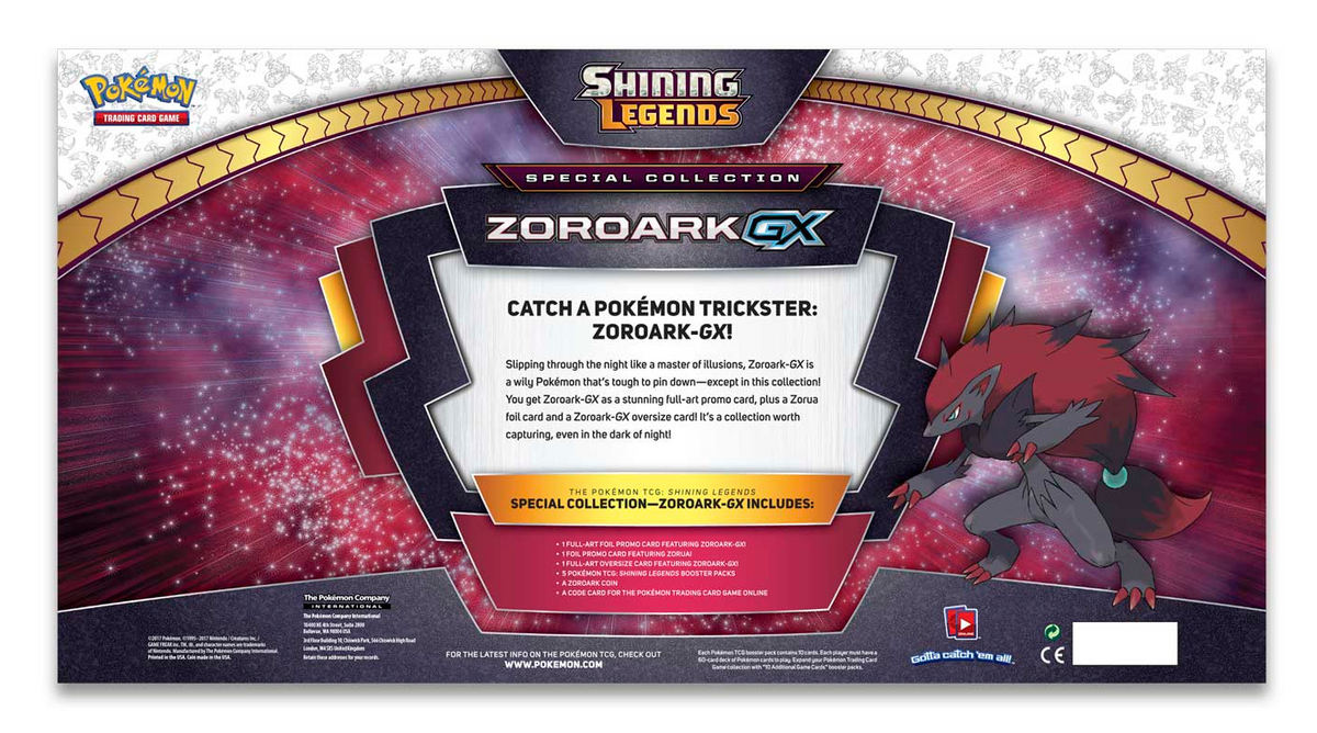 Pokemon Shining Legends - Special Collection (Zoroark GX)