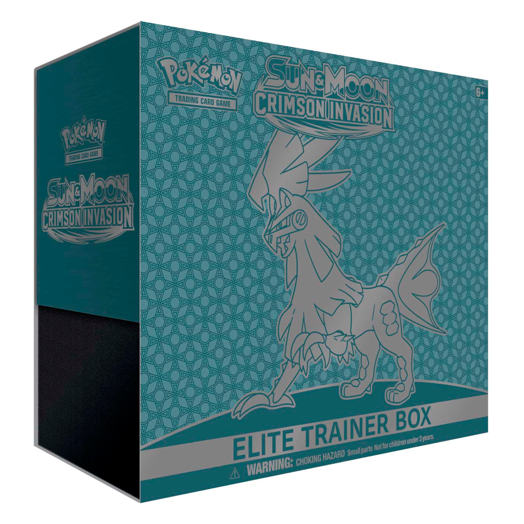 (Tear In Wrap) Sun & Moon: Crimson Invasion - Elite Trainer Box - Read Description
