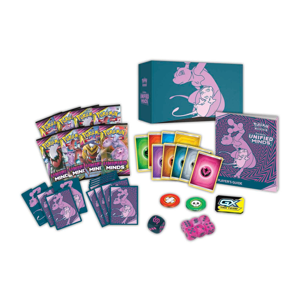 (Tear in Wrap) Pok¨¦mon & Moon: Unified Minds - Elite Trainer Box - Comes with Acrylic Case - Read Description