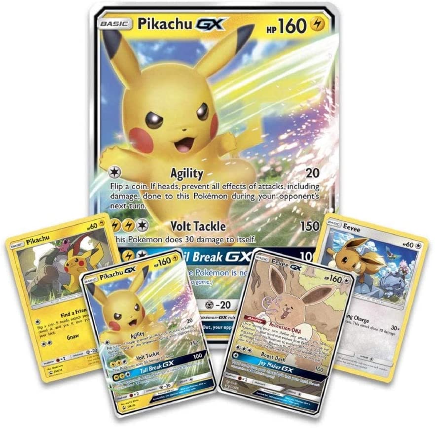 Dents & Imperfections - See description Pokemon - Sun & Moon: Special Collection (Pikachu GX & Eevee GX)