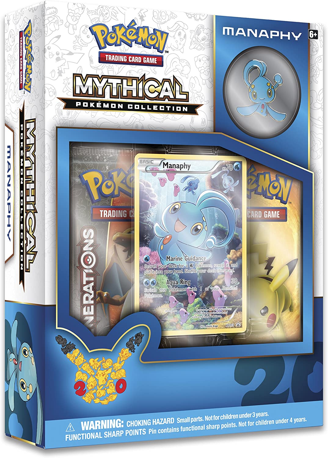 See description Pokemon - Generations - Mythical Pokemon Collection (Manaphy)
