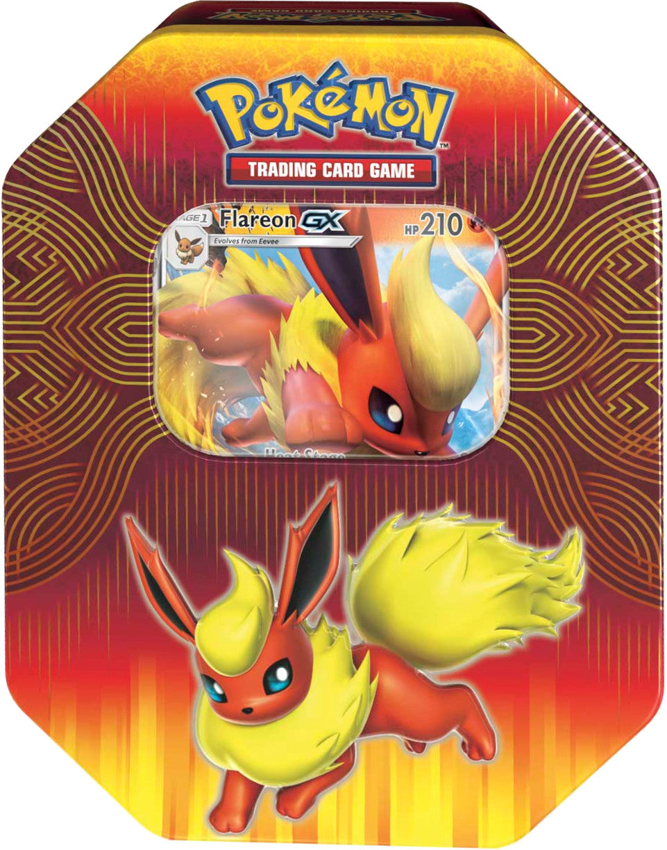 Elemental Power Collector's Tin (Flareon GX)(Read Description)