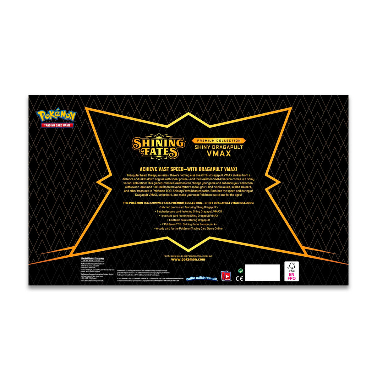 Pok¨¦mon TCG - Shining Fates - Premium Collection (Shiny Dragapult VMAX)