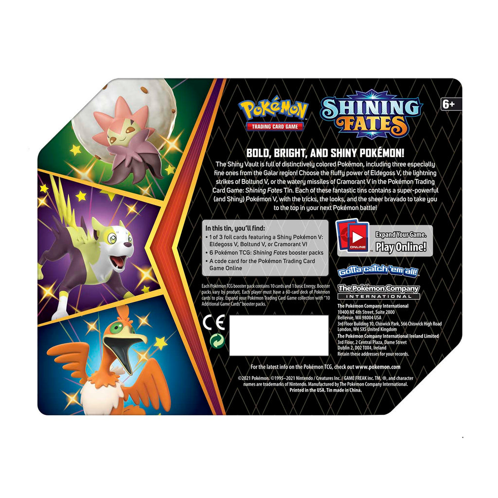 Pok¨¦mon - Shining Fates - Collector's Tin (Cramorant V)