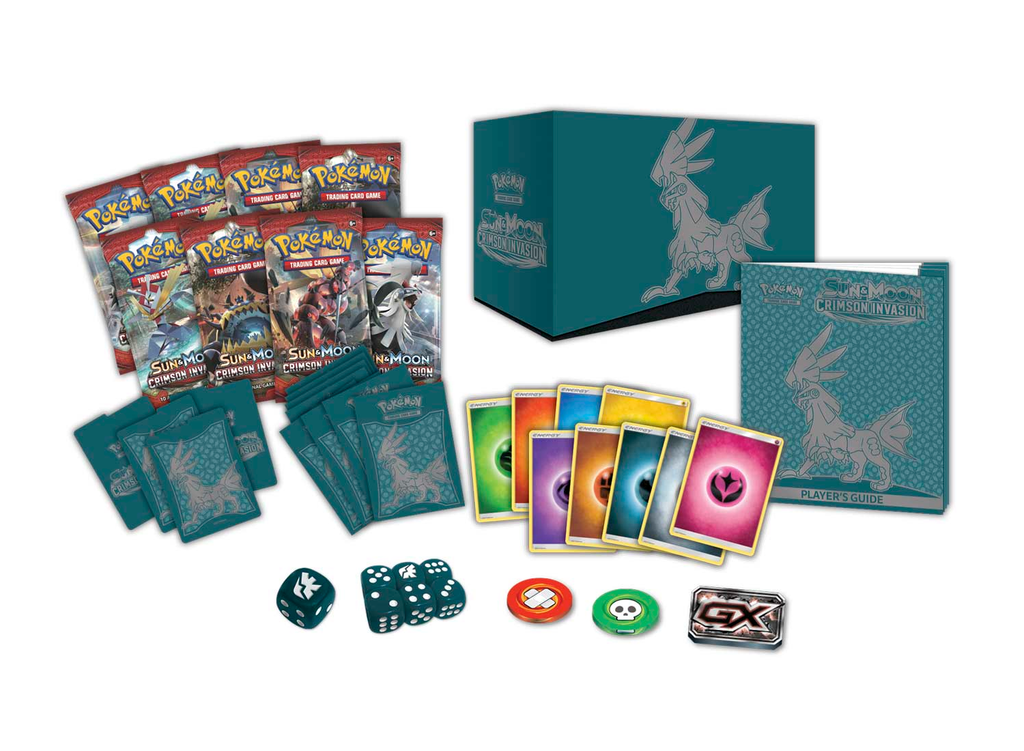 (Tear In Wrap) Sun & Moon: Crimson Invasion - Elite Trainer Box - Read Description