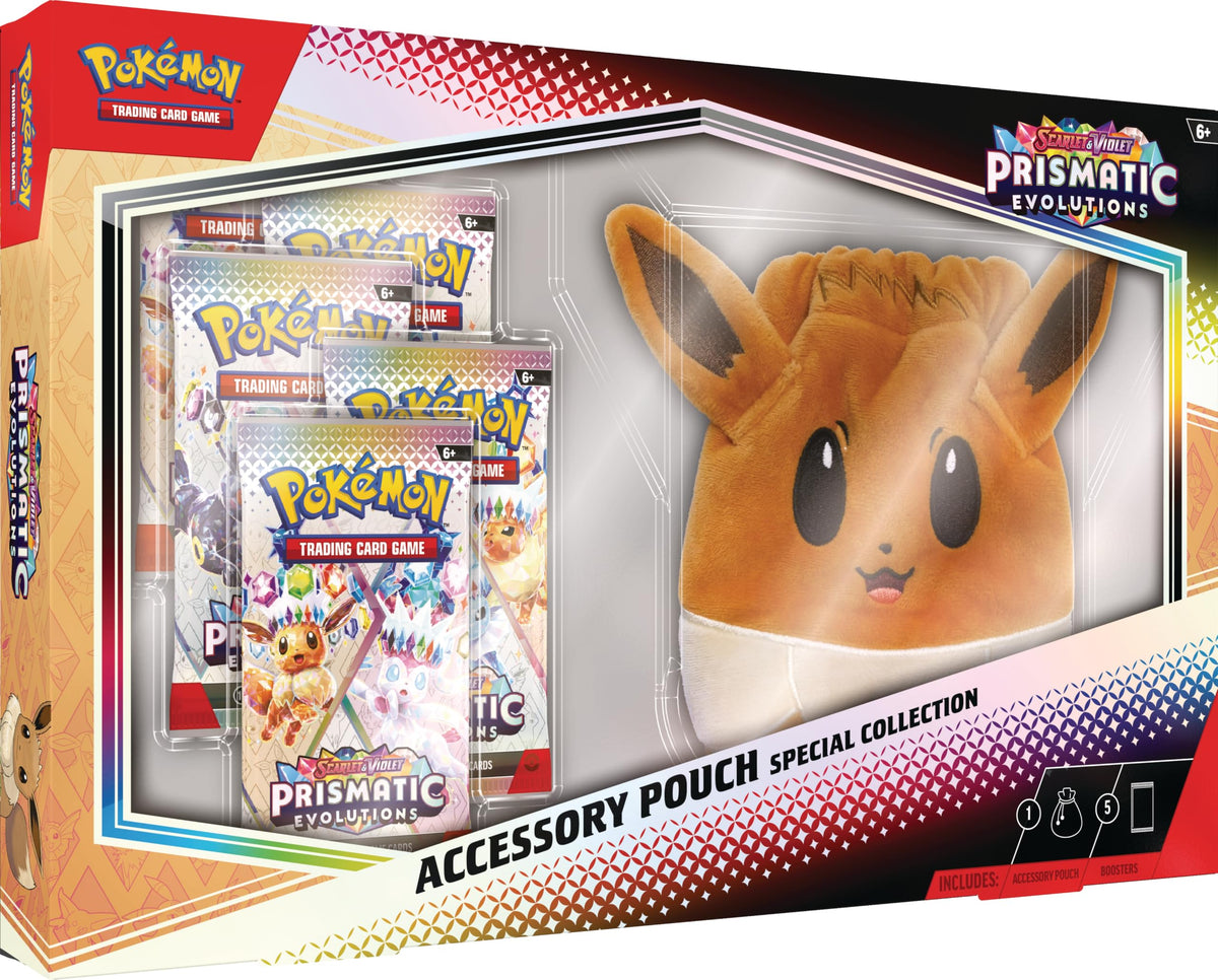 Pokemon Prismatic Evolutions Accessory Pouch Special Collection