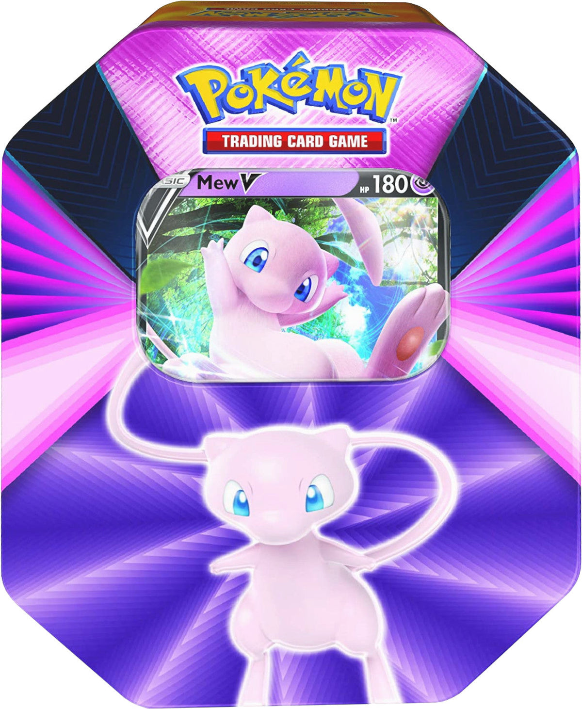 Pokemon - Sword & Shield: Vivid Voltage - V Forces Tin (Mew V)