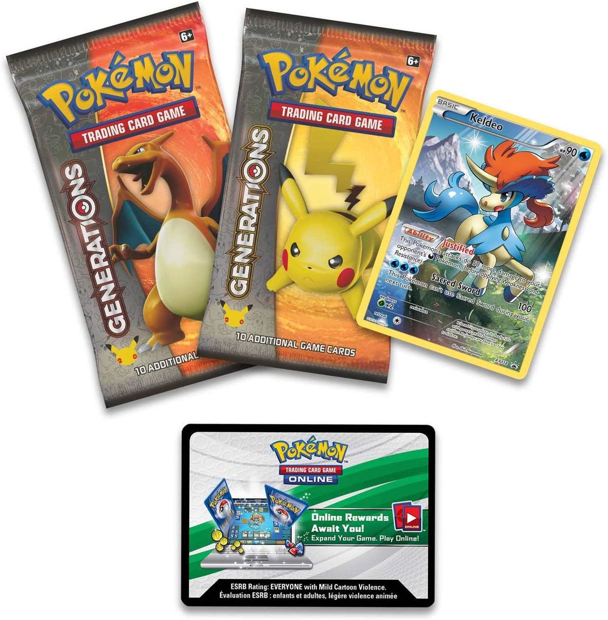 See description Pokemon - Generations - Mythical Pokemon Collection (Keldeo)