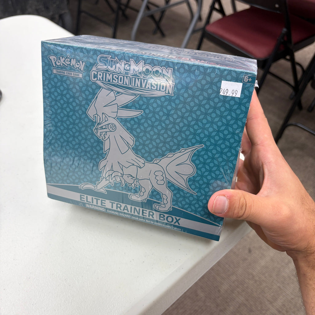 (Tear In Wrap) Sun & Moon: Crimson Invasion - Elite Trainer Box - Read Description