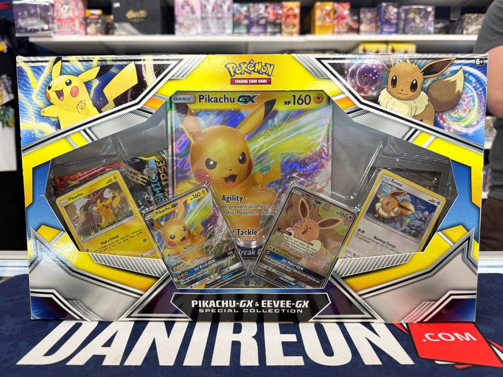 Dents & Imperfections - See description Pokemon - Sun & Moon: Special Collection (Pikachu GX & Eevee GX)