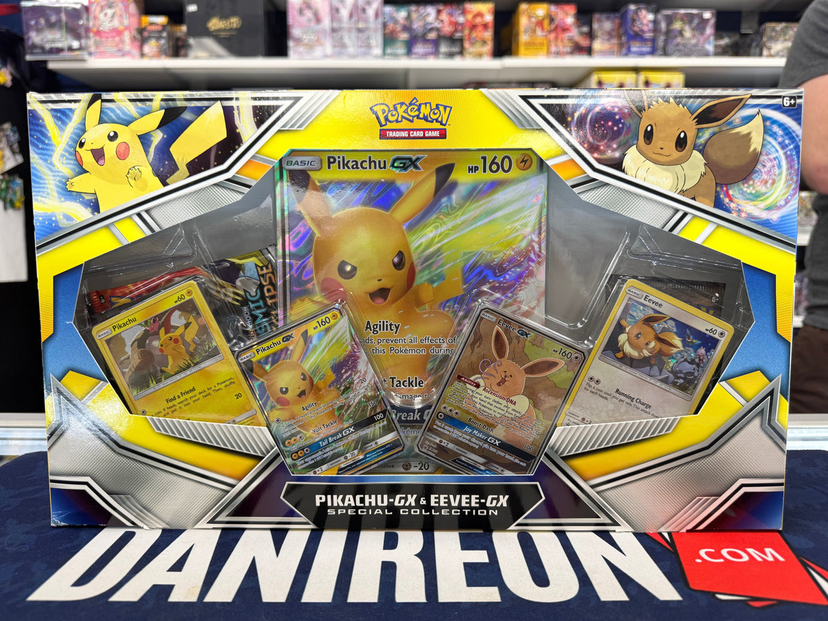 Dents & Imperfections - See description Pokemon - Sun & Moon: Special Collection (Pikachu GX & Eevee GX)