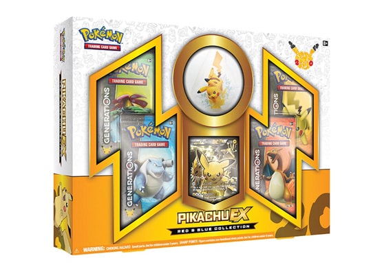 See description Pok¨¦mon - Generations - Red & Blue Collection (Pikachu EX)
