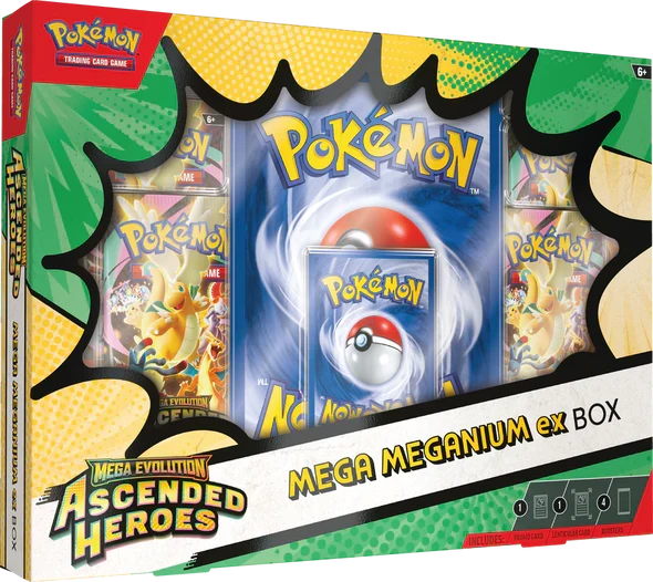 Pok¨¦mon - Mega Evolution - Ascended Heroes - Mega Meganium ex Box