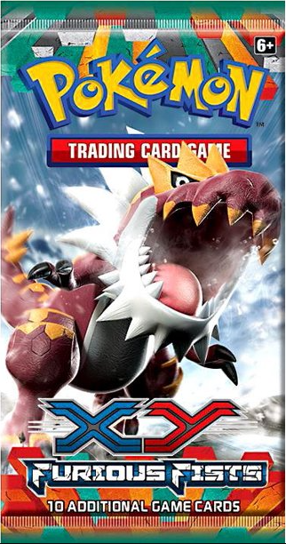 Pokemon - XY: Furious Fists - Booster Pack Random Pack Art
