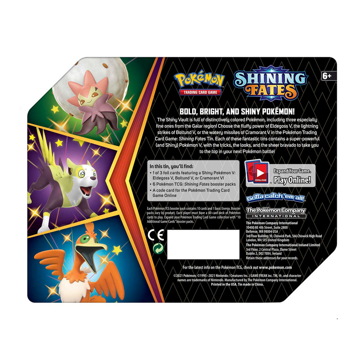 Pok¨¦mon - Shining Fates - Collector's Tin (Eldegoss V)
