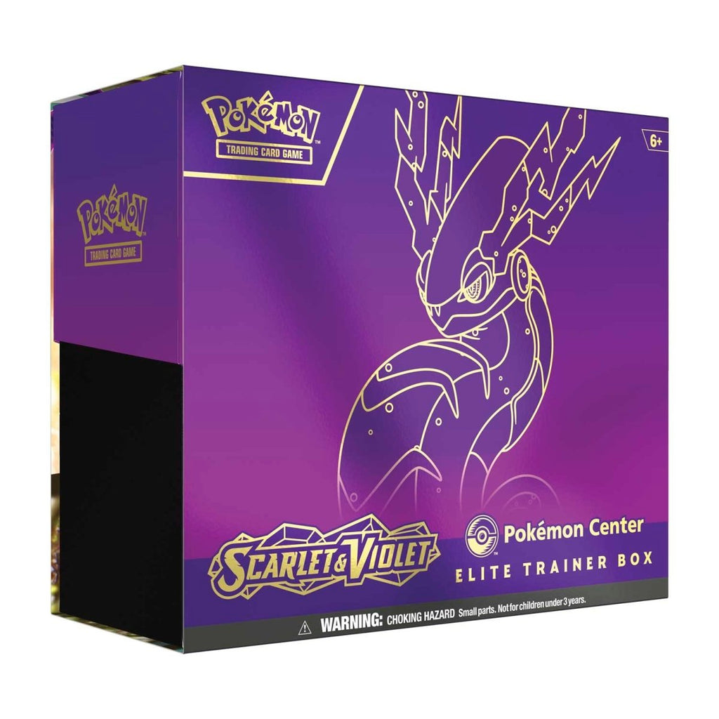 (Corner + Edge Dings) Scarlet & Violet - Elite Trainer Box (Miraidon) (Pokemon Center Exclusive) - Read Description
