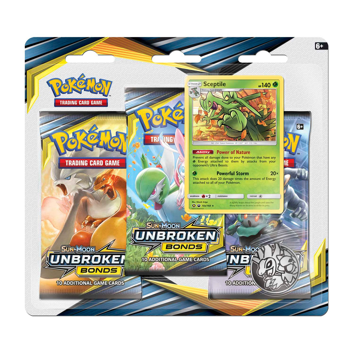 Minor flaws - See description Sun & Moon: Unbroken Bonds - 3-Pack Blister (Sceptile)