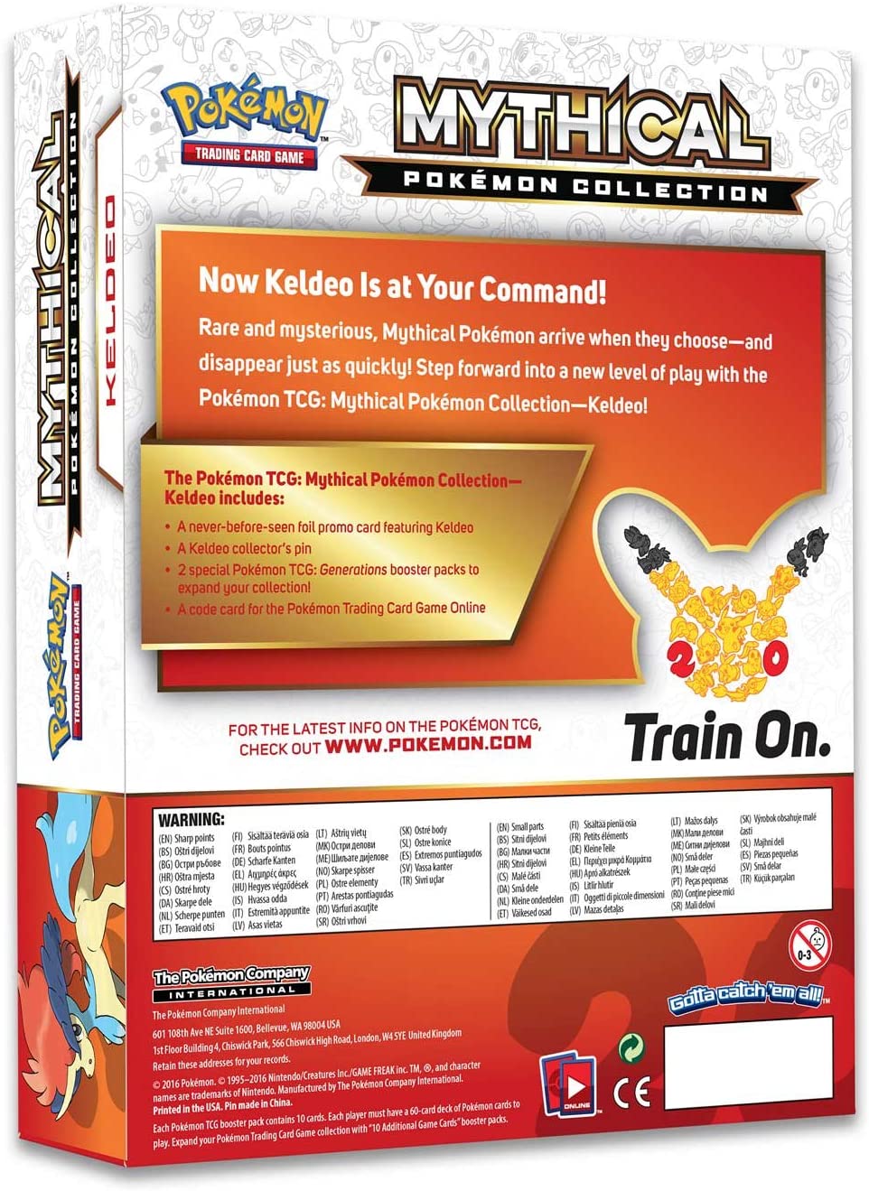 See description Pokemon - Generations - Mythical Pokemon Collection (Keldeo)