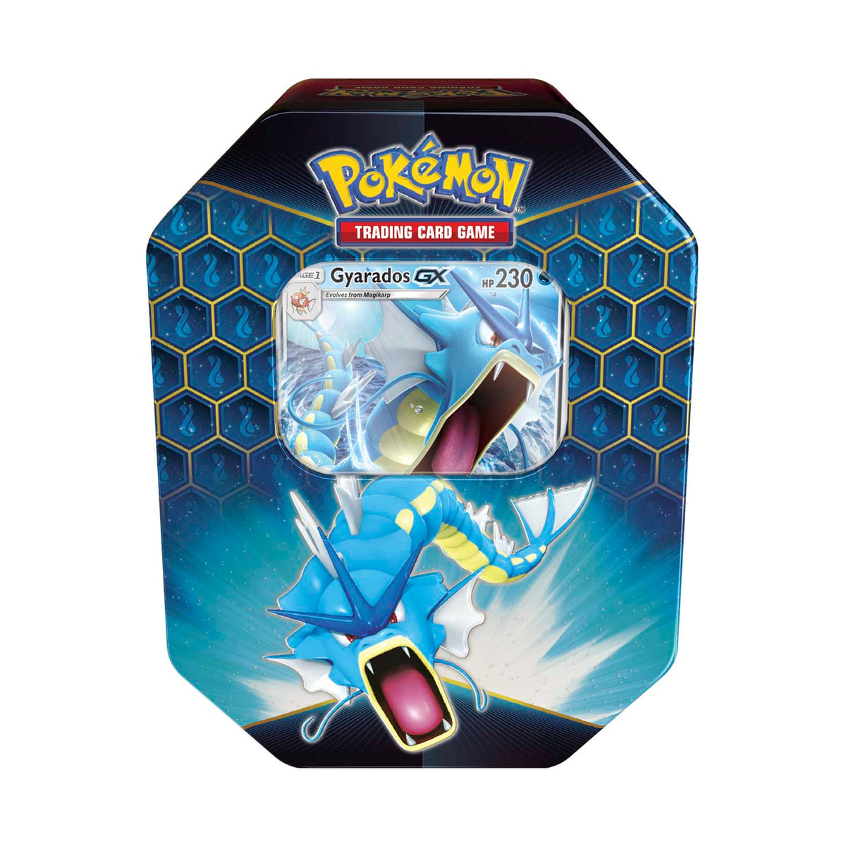 See description Hidden Fates - Collector's Tin (Gyarados GX)