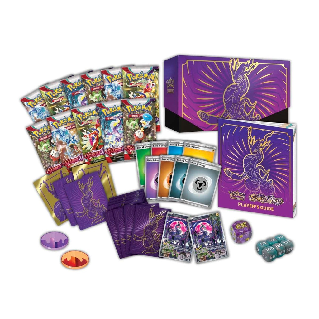 (Corner + Edge Dings) Scarlet & Violet - Elite Trainer Box (Miraidon) (Pokemon Center Exclusive) - Read Description