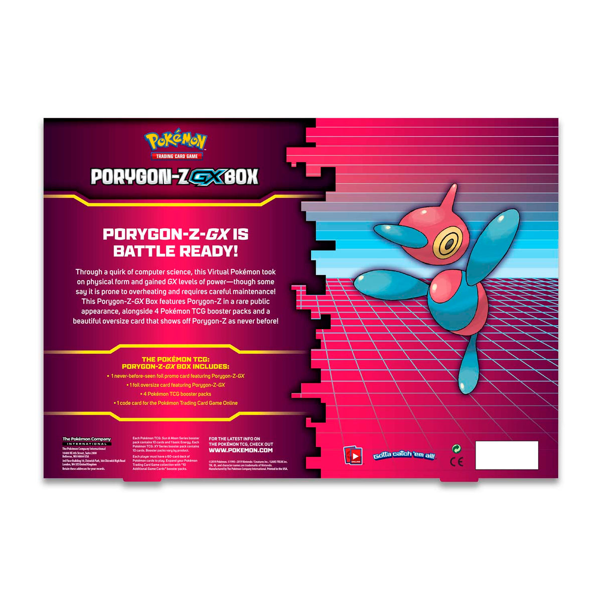 Sun & Moon: Unified Minds - Porygon-Z GX Box