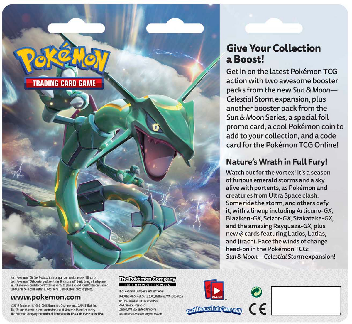 Sun & Moon: Celestial Storm - 3-Pack Blister (Tapu Lele)(Read Description)