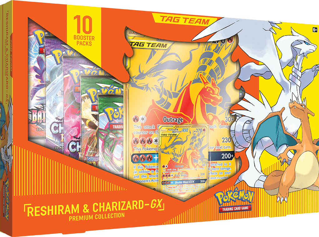 Tag Team - Premium Collection (Reshiram & Charizard GX) read description