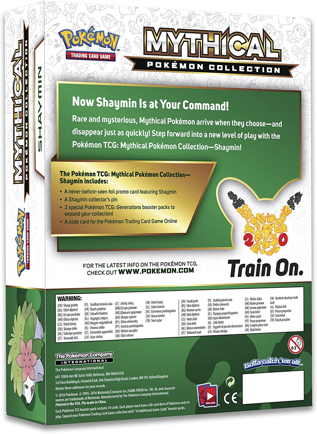 See description Pokemon - Generations - Mythical Pokemon Collection (Shaymin)