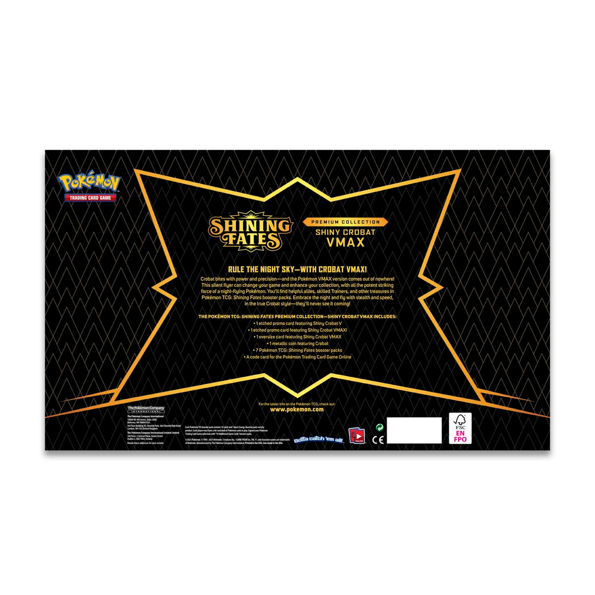Pok¨¦mon TCG - Shining Fates - Premium Collection (Shiny Crobat VMAX)
