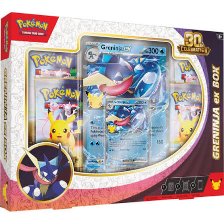 Pok¨¦mon TCG: 30th Celebration Greninja ex Box (Limit 1 Per Household)