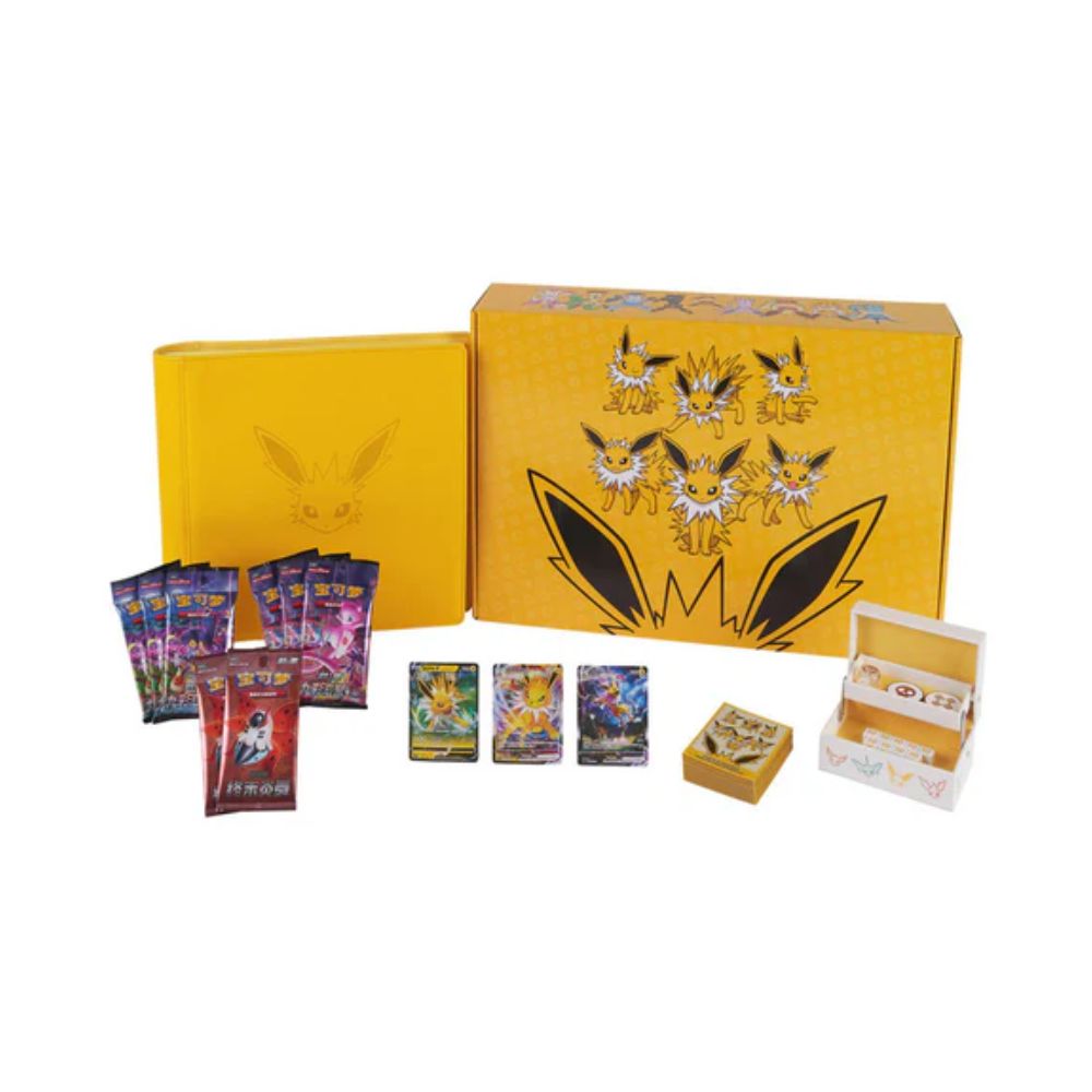 Simplified Chinese Pokemon Eevee Sealed Jumbo Collection Box (read description)