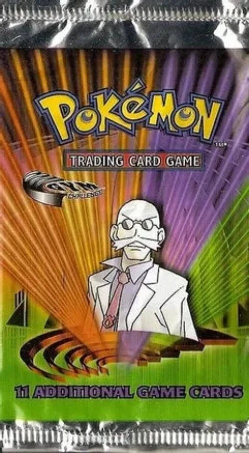 Pokemon Gym Challenge Unlimited Booster Pack - Blaine Artwork