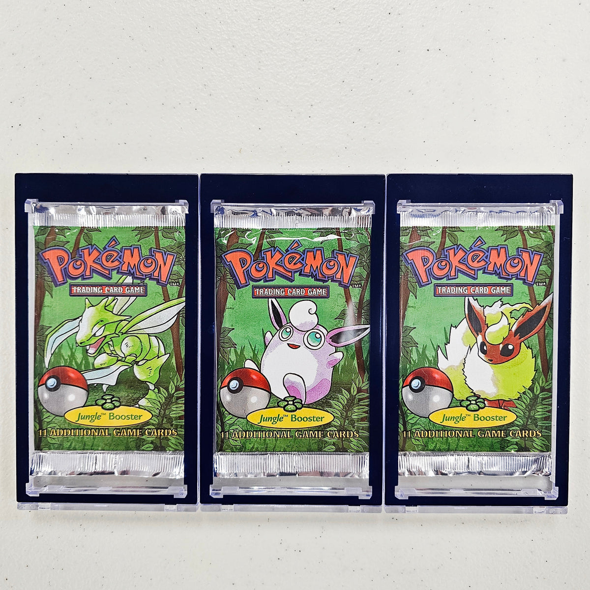 Pok¨¦mon Jungle Booster Pack Art Set - Red Font Australia Print
