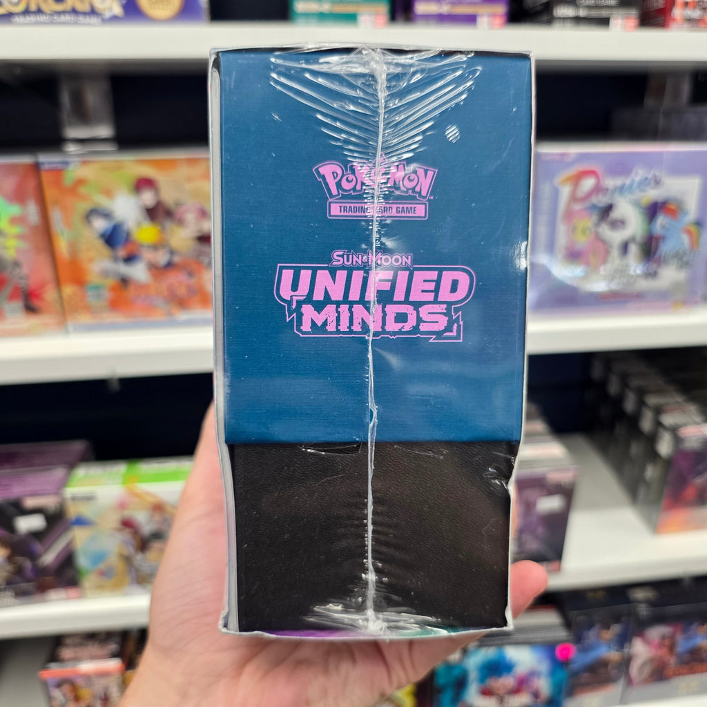 (Tear in Wrap) Pok¨¦mon & Moon: Unified Minds - Elite Trainer Box - Comes with Acrylic Case - Read Description