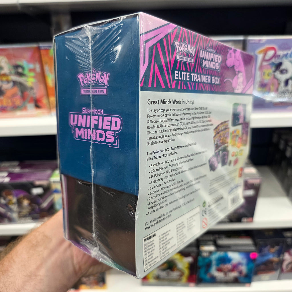 (Tear in Wrap) Pok¨¦mon & Moon: Unified Minds - Elite Trainer Box - Comes with Acrylic Case - Read Description