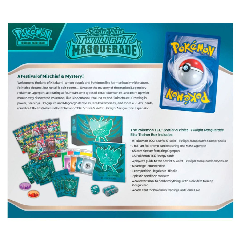 Pok¨¦mon - Scarlet & Violet: Twilight Masquerade - Elite Trainer Box